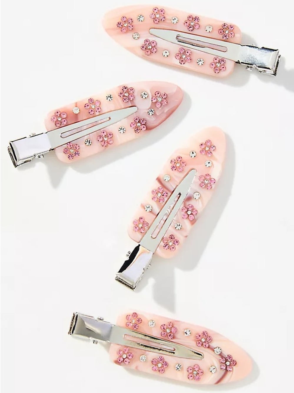 Emi Jay Popstar Clips in Strawberry Crepe